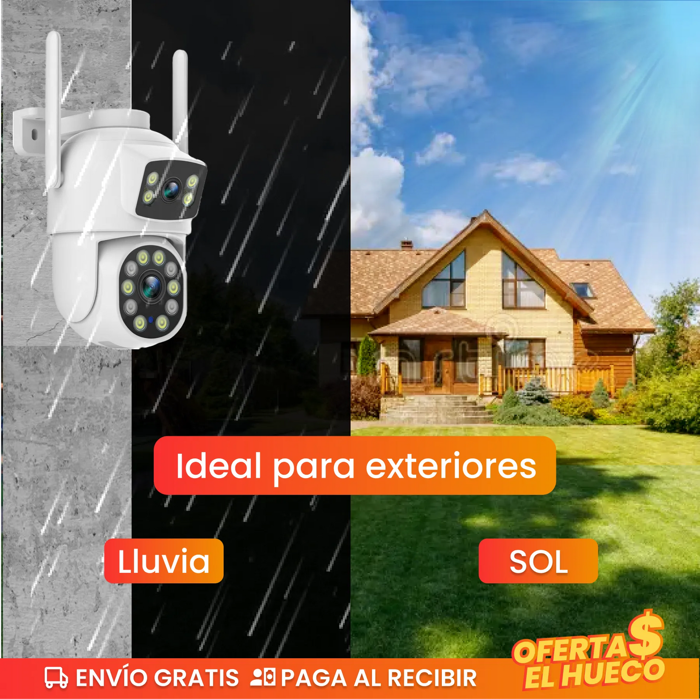 Cámara WIFI DOBLE LENTE | 1 AÑO DE GARANTÍA